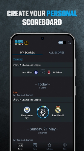 365Scores: Live Scores & News Mod Apk