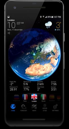 3D EARTH PRO - local forecast Mod Apk