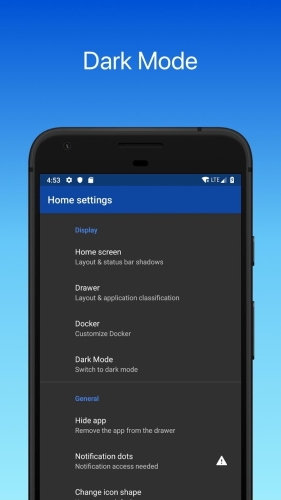 AlphaLauncher Customize screen Mod Apk