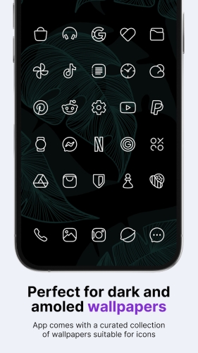 Caelus White: linear icon pack Mod Apk Full