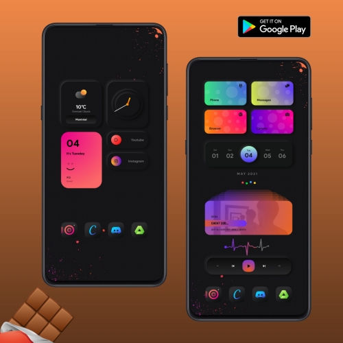 Chocolate KWGT Mod Apk