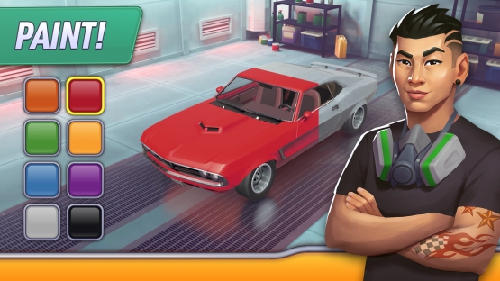 Screenshot Of Chrome Valley Customs Mod Apk