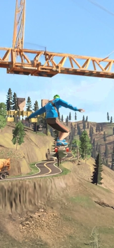 screenshot of Downhill Racer Mod Apk 1