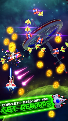 screenshot of Galaga Wars Mod Apk 3