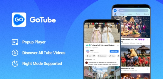 GoTube: Video & Music Player Mod Apk