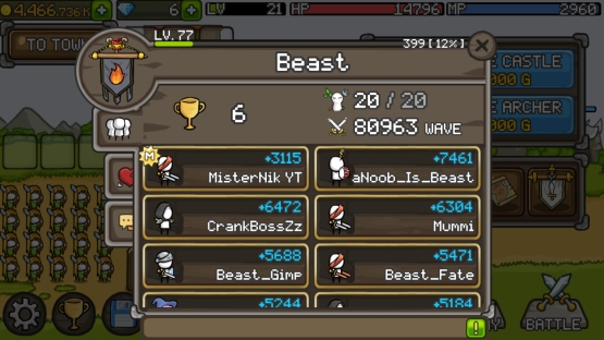 Grow Castle Tower Defense Mod Apk