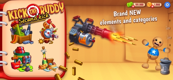 Kick the Buddy: Second Kick Mod Apk