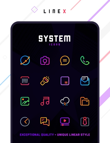 LineX Icon Pack Mod Apk Full