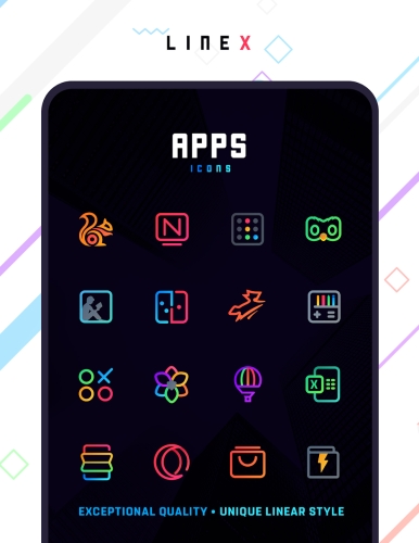LineX Icon Pack Mod Apk Full