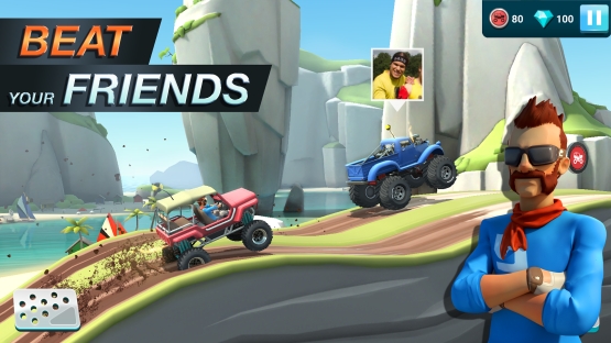 screenshot of MMX Hill Dash 2 Mod Apk 3