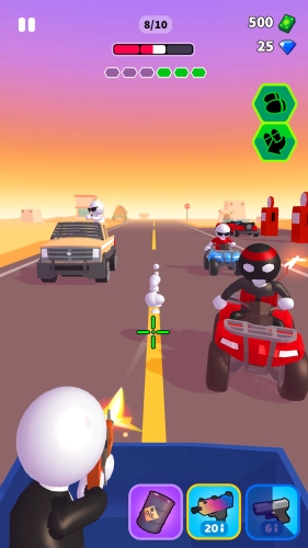 screenshot of Rage Road Mod Apk 1