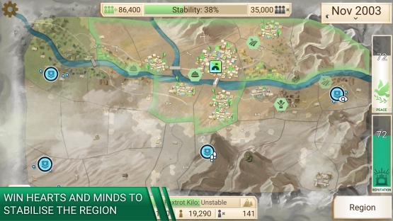 screenshot of Rebel Inc. Mod Apk 3