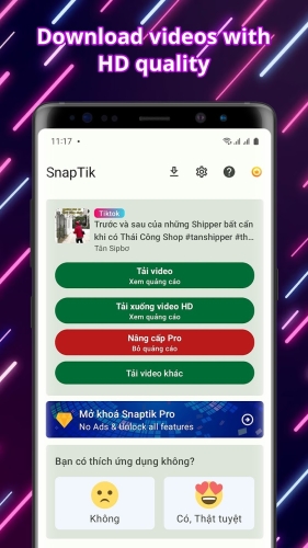 SnapTick - Download Video TT Mod Apk