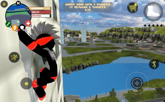 screenshot of Stick Rope Hero Mod Apk 3