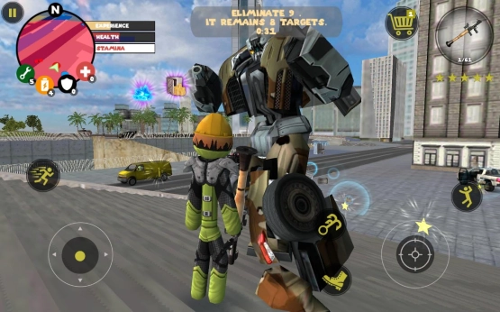 screenshot of Stick Rope Hero Mod Apk 4