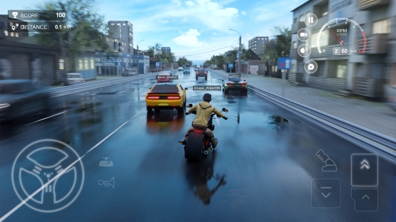 screenshot of Traffic Racer Russian Village Mod Apk 4