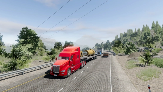 screenshot of Truck Simulator Big Rigs Mod Apk 1