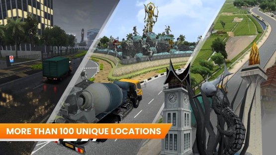 screenshot of Truck Simulator Indonesia Mod Apk 2