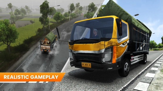 screenshot of Truck Simulator Indonesia Mod Apk 4