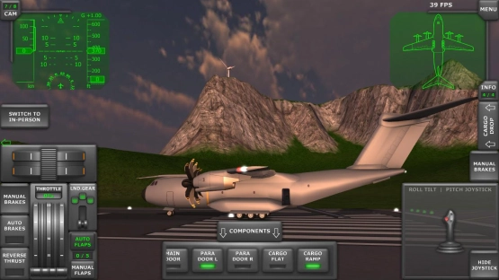screenshot of Turboprop Flight Simulator Mod Apk 1