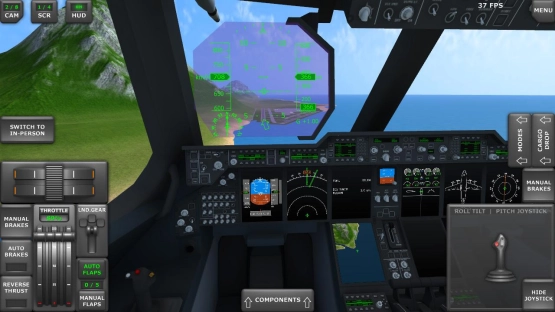 screenshot of Turboprop Flight Simulator Mod Apk 2