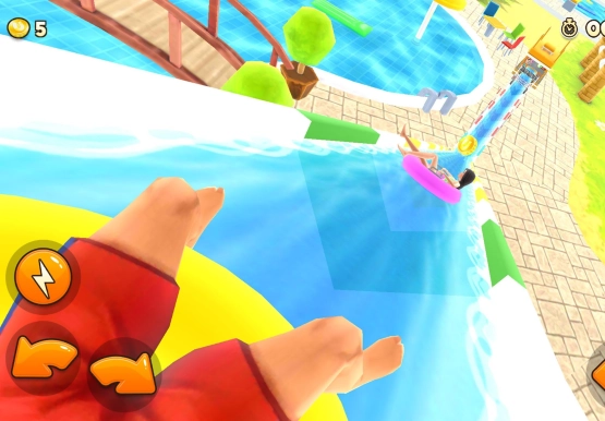 screenshot of Uphill Rush Water Park Racing Mod Apk 1