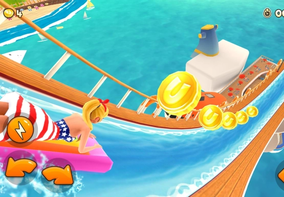 screenshot of Uphill Rush Water Park Racing Mod Apk 3