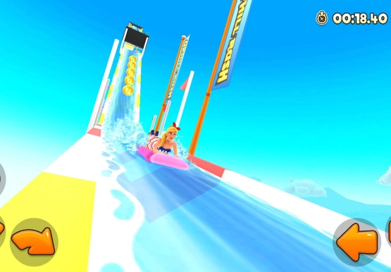 screenshot of Uphill Rush Water Park Racing Mod Apk 4