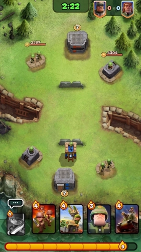 screenshot of War Heroes: Strategy Card Game Mod Apk 3