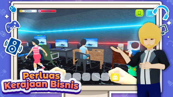 screenshot of Warnet Life 2 Mod Apk 1