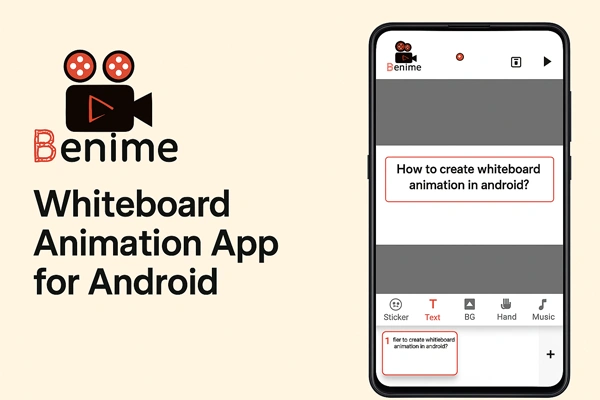 Benime Mod Apk Whiteboard Animation App for Android