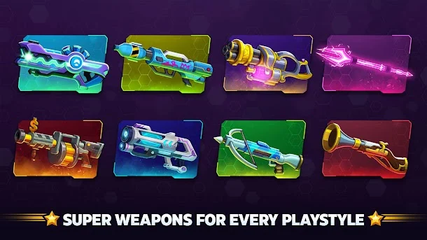 Battle Stars Weapons List