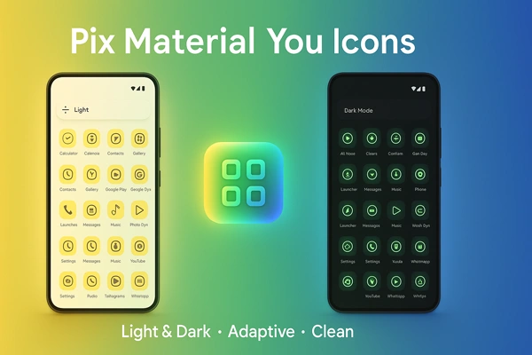 Pix Material You Light/Dark Mod Apk